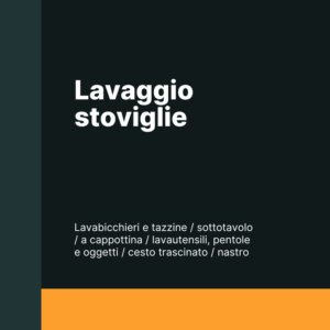 Lavaggio stoviglie professionale